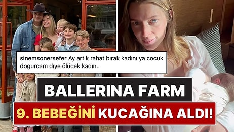 Ballerina Farm ile Tanınan Hannah Neeleman 9. Bebeğini Kucağına Aldı!