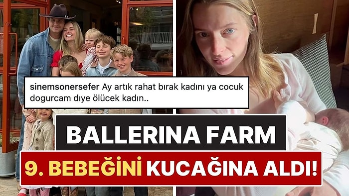 Ballerina Farm ile Tanınan Hannah Neeleman 9. Bebeğini Kucağına Aldı!