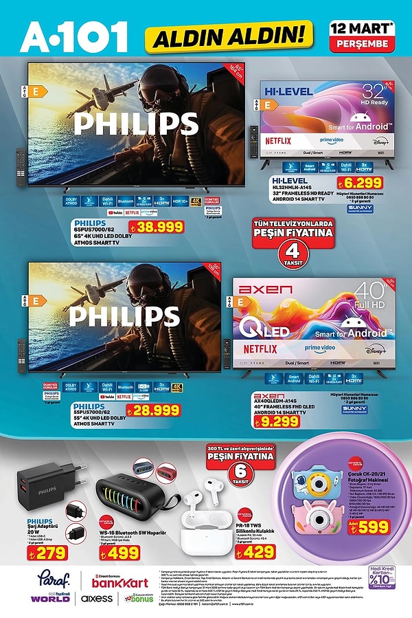 Çocuk Fotoğraf Makinesi 599 TL