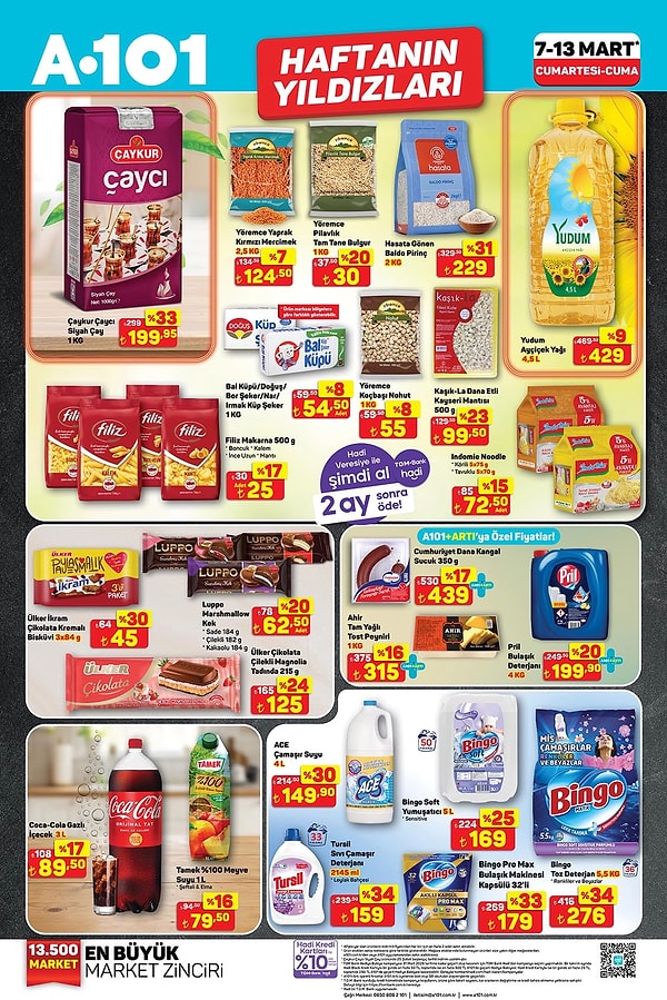 Çaykur Çaycı Siyah Çay 1 Kg 199,95 TL