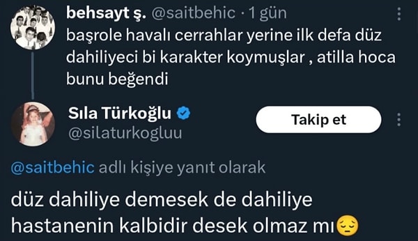 Şimdiyse yeni rolü hakkında bir X kullanıcısından yorum geldi.