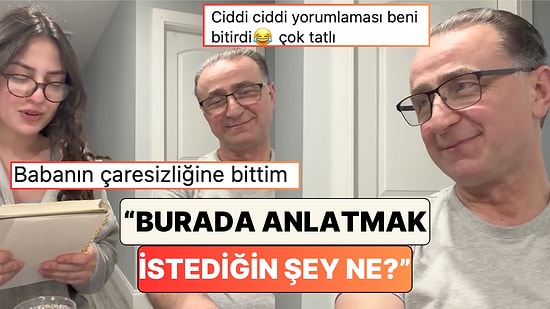Bir Genç Şiirle İlgilenen Babasına Yeni Nesil Şarkıları "Benim Şiirlerim" Diye Okuyarak Puanlamasını İstedi