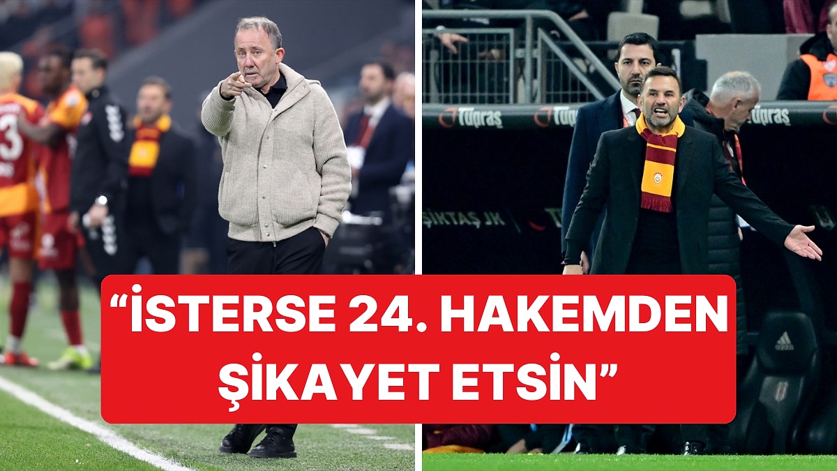 Sergen Yalçın, Okan Buruk’un 4.Hakem Şikayetini Eleştirdi: “İsterse 24.Hakemden Şikayet Etsin”