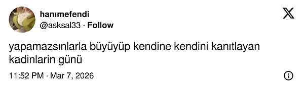 8 Mart başka ne günü biliyor musunuz;