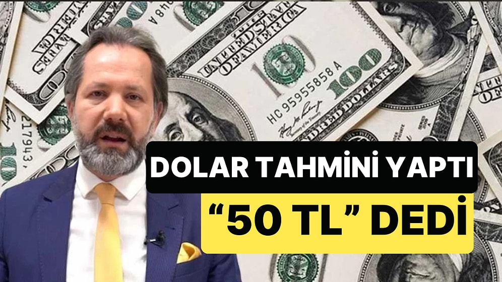 İslam Memiş Yıl Sonu İçin Dolar Hedefini Açıkladı: "50 Lira Seviyesini Bekliyoruz"