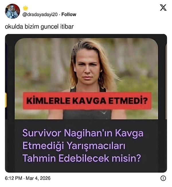 7. Bu hafta da TV dünyasıyla ilgili atılan tweetlerle kahkahaya boğulduk.