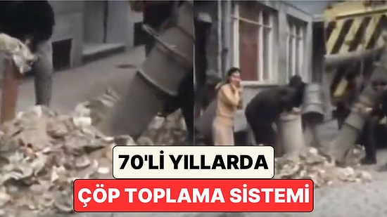 1970'li Yıllarda İstanbul'da Çöplerin Nasıl Bir Araçla Toplandığını Biliyor muydunuz?