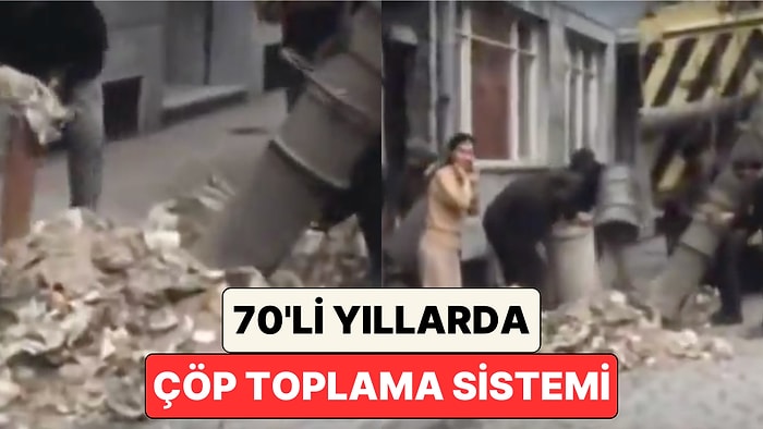 1970'li Yıllarda İstanbul'da Çöplerin Nasıl Bir Araçla Toplandığını Biliyor muydunuz?