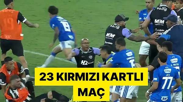 Brezilya Ligi'nde Kaos Dolu Anlar