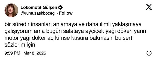 Durumu kabullenemeyenler de var.