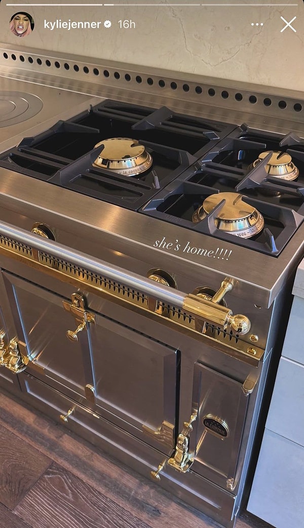 We're often discussing Kylie's every move, but this time, it's neither about her personal life, her business, nor one of her sensational outfits. Our topic this time around is the new star of her home: a luxurious oven!