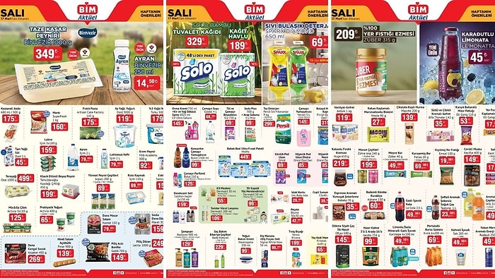 17 Mart 2026 BİM Aktüel Haftanın Önerileri Kataloğu