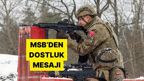 Milli Savunma Bakanlığı'ndan İspanya'ya Dostluk Paylaşımı