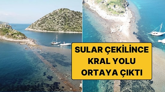 Sular Çekilince Milattan Önce 4. Yüzyılda Yapılan Kral Yolu Ortaya Çıktı