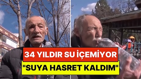 34 Yıldır Su İçemeyen Yaşlı Adam: "Suya Hasret Kaldım, Gülmeye Hasret Kaldım"