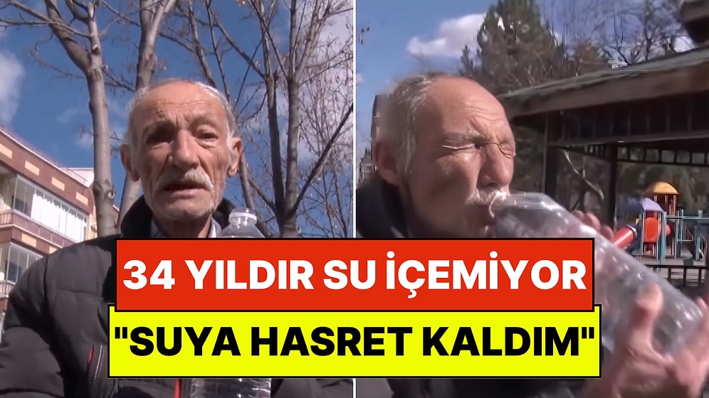 34 Yıldır Su İçemeyen Yaşlı Adam: "Suya Hasret Kaldım, Gülmeye Hasret Kaldım"