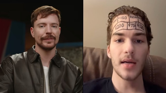 YouTuber Who Turned His Forehead Into Ad Space Receives Huge Offer From MrBeast