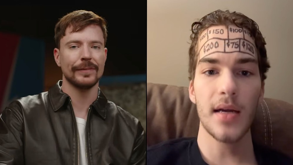 YouTuber Who Turned His Forehead Into Ad Space Receives Huge Offer From MrBeast