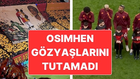 Galatasaray Taraftarının Koreografisi Osimhen’i Duygulandırdı