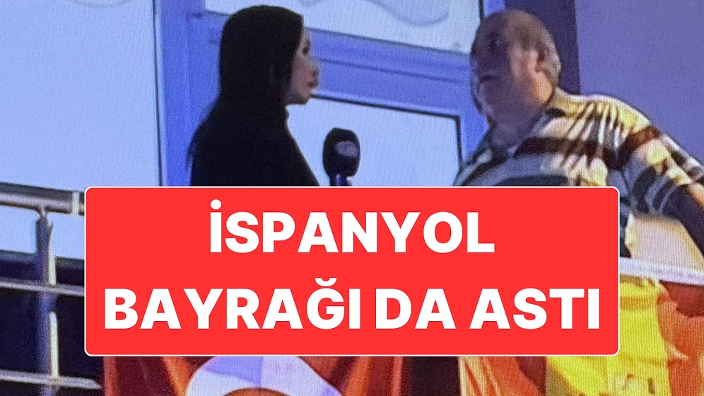 Balkonuna Astığı Türk Bayrağı ile Fenomen Olan Vatandaş İspanyol Dostluğuna da Kayıtsız Kalmadı