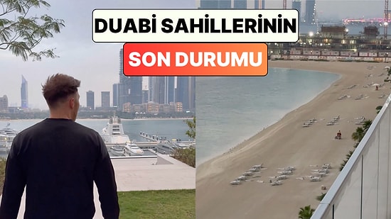 Bir Turist Saldırıların Başlamasının Ardından Dubai Sahillerinin Son Halini Paylaştı
