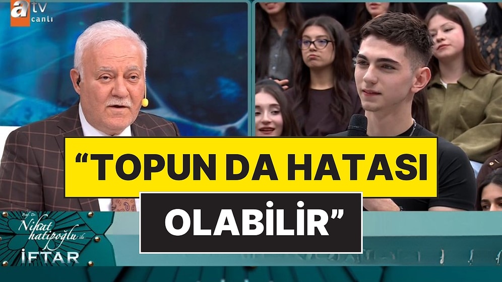 Fenerbahçeli Gençten Nihat Hatipoğlu'nu Şaşırtan Soru: Hakemlere Ettiğimiz Beddualar Tutar mı?
