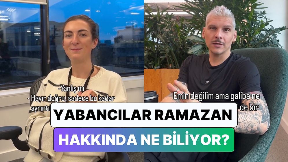 Yabancı Arkadaşlarına Türk Yemekleri Tattıran Kadın Şimdi de Onlara "Ramazan Hakkında Ne Bildiklerini" Sordu