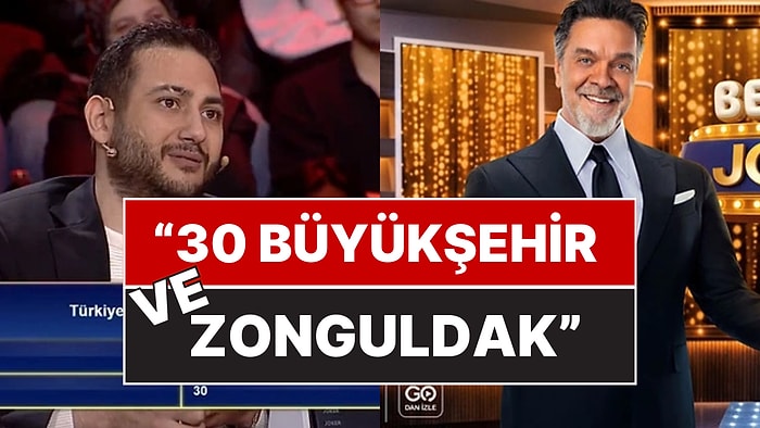 Beyaz'la Joker'deki 3 Milyon TL'lik Soru Akıllara Pandemideki "30 Büyükşehir ve Zonguldak"ı Getirdi