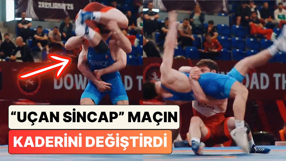 Güreşçi Islamgereev Son Saniyede Yaptığı 'Uçan Sincap' Hareketiyle Maçın Kaderini Değiştirdi