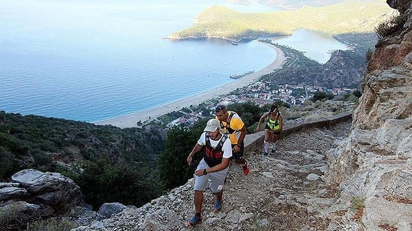Rotanın zirvesinde Likya yolu var