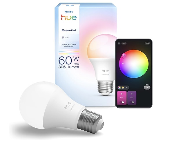 Evinizin modunu ışıkla belirleyin: Renkli akıllı ampul!