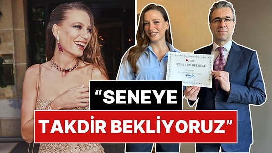 Serenay Sarıkaya, Vergileri Düzenli Ödediği İçin Teşekkür Belgesi Aldı!