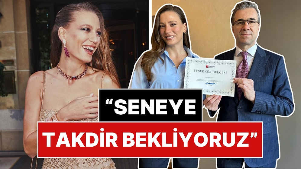 Serenay Sarıkaya, Vergileri Düzenli Ödediği İçin Teşekkür Belgesi Aldı!