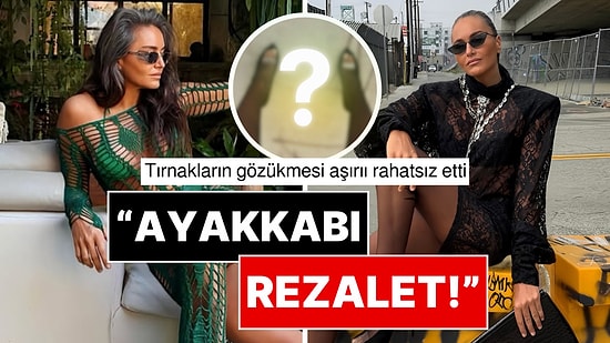 Eda Taşpınar'ın Cep Yakan Tuhaf Tasarımlı Ayakkabısı Gündem Oldu!