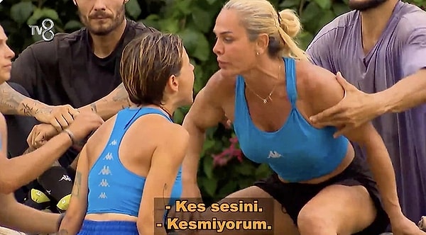 Survivor'ın dün akşam yayınlanan bölümünde Lina'nın oyun sonrası geçirdiği sinir krizine Nagihan'ın laf etmesiyle ortalık kızışmıştı.