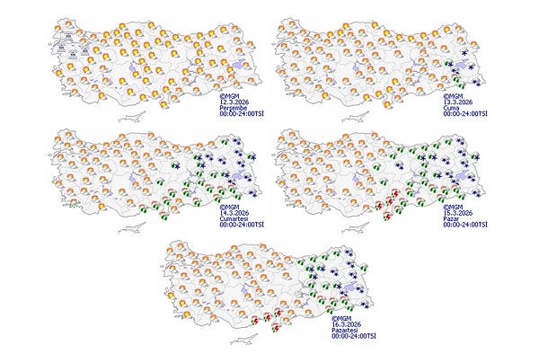 Türkiye genelinde bugün sakin ve az bulutlu bir hava etkisini sürdürürken, Meteoroloji Genel Müdürlüğü yarından itibaren değişecek hava dengeleri konusunda vatandaşları uyardı.