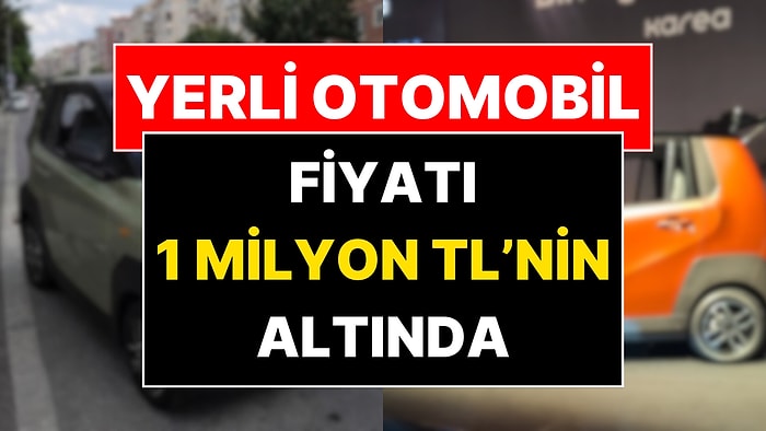 Türkiye'nin Yeni Yerli Elektrikli Otomobili Tanıtıldı: Fiyatı 1 Milyon TL'nin Altında
