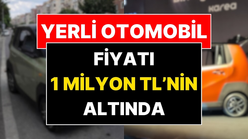 Türkiye'nin Yeni Yerli Elektrikli Otomobili Tanıtıldı: Fiyatı 1 Milyon TL'nin Altında