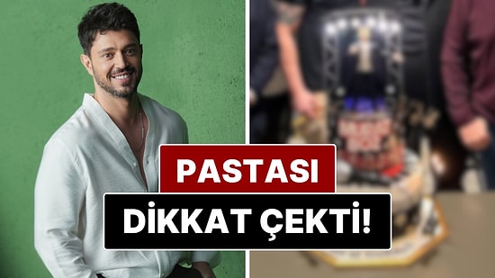 46 Yaşına Giren Murat Boz'un Doğum Günü Pastası Dikkat Çekti