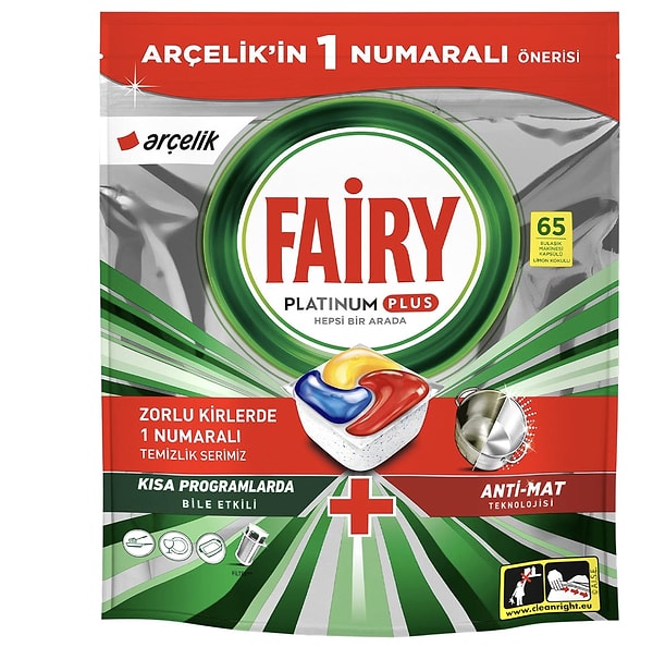 Bulaşıklarda kusursuz temizlik: Fairy Platinum Plus’ta büyük avantaj!