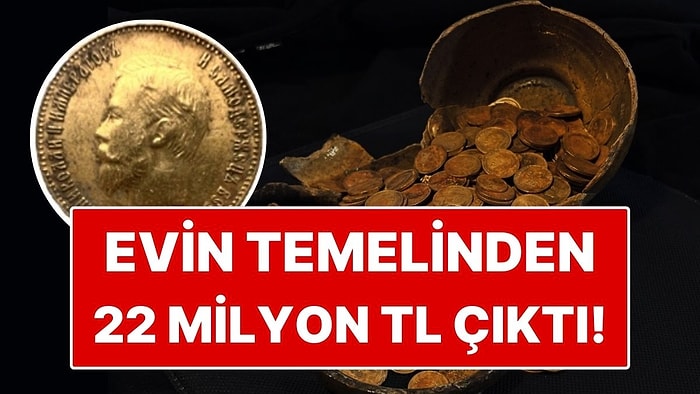 Tarihi Evin Temelinden 409 Altın Sikke Çıktı: Değeri Yaklaşık 22 Milyon Lira