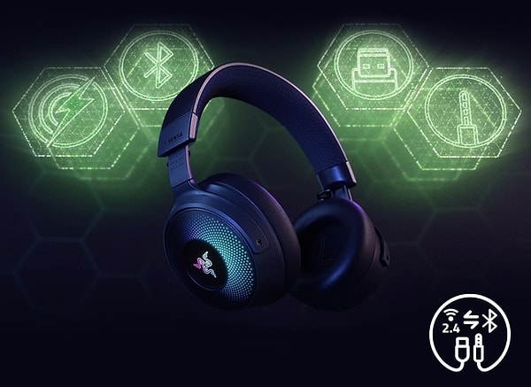 Sesin ötesinde bir deneyim: OLED kontrol hub'lı Razer Kraken V4 Pro!