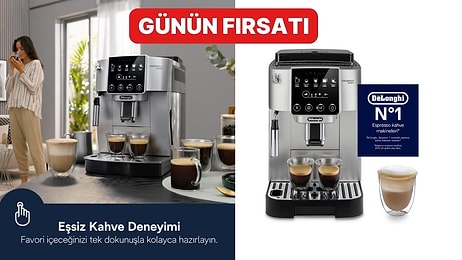 Günün Fırsatı: Evde Barista Deneyimi Yaşatan De'Longhi Tam Otomatik Espresso Makinesi İndirimde!