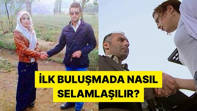 İlk Buluşmada Nasıl Selamlaşılması Gerektiğini Görsellerle Anlatan Kişiler