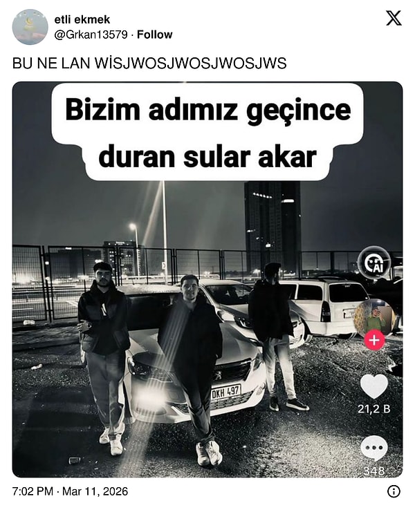 Meşhur akım devam ediyor.