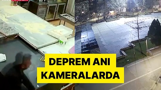 Tokat'ta Meydana Gelen 5.5 Büyüklüğündeki Deprem Kameralara Böyle Yansıdı