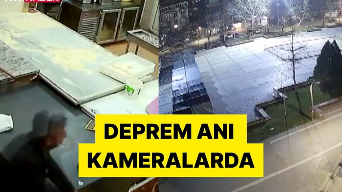 Tokat'ta Meydana Gelen 5.5 Büyüklüğündeki Deprem Kameralara Böyle Yansıdı