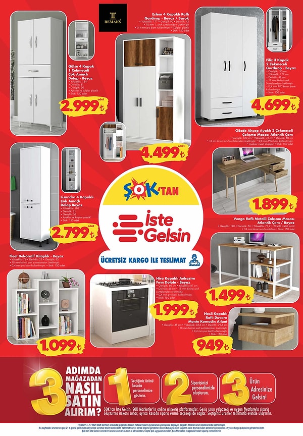 Hira Kapaklı Ankastre Fırın Dolabı 1.999 TL