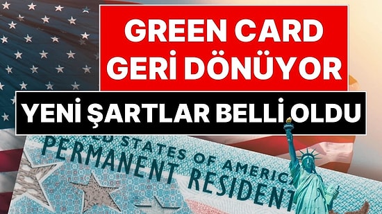 Milyonlarca Kişinin Beklediği Haber Geldi: 2026 Green Card Başvurularında Yeni Şartlar Belli Oldu