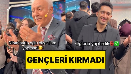 Nihat Hatipoğlu ile TikTok Akımı Çekmek İsteyen Gençler O Anları Paylaştı